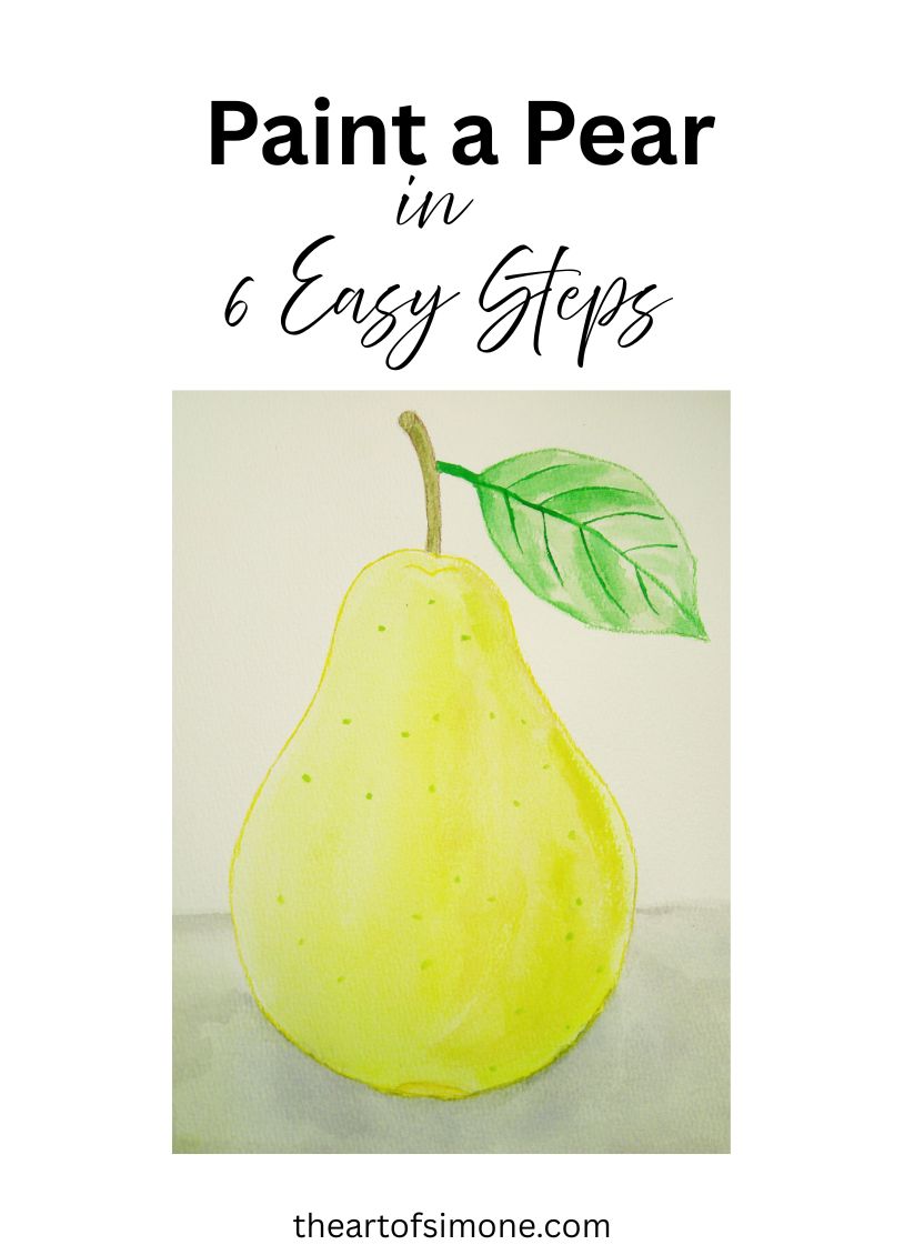 Paint a Pear-6 Step Method