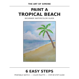 Paint a Tropical Beach in 6 Steps