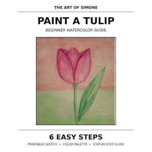 Paint a Tulip-6 Step Method